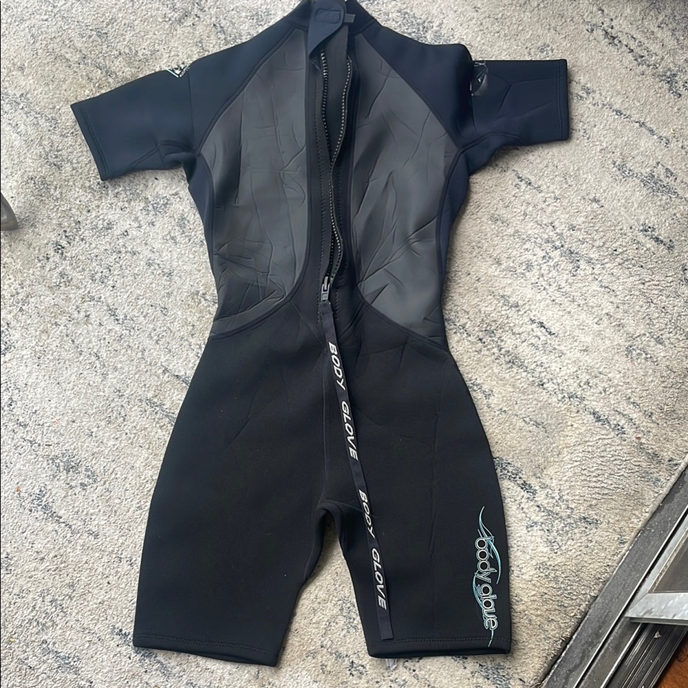 Navy Blue One Piece with Quick-Dry Fabric and UV Protection